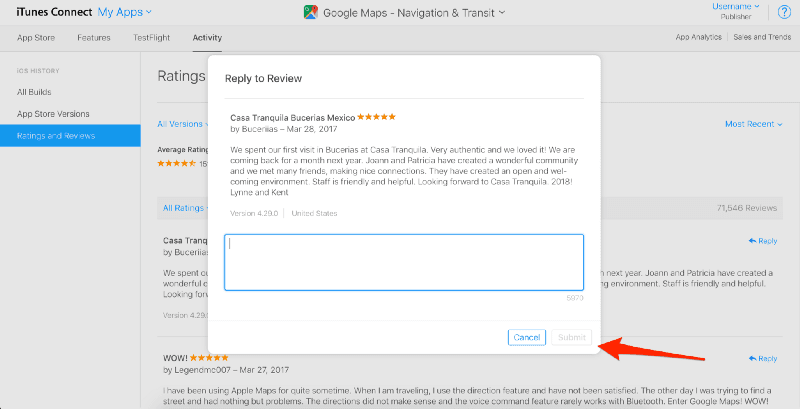How to reply to iOS App Store Reviews (with Screenshots)