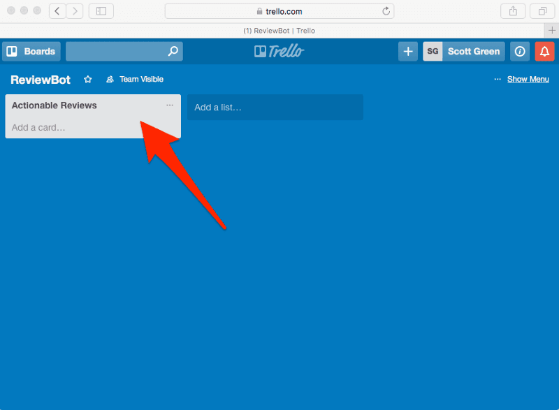 Getting App Reviews in Trello